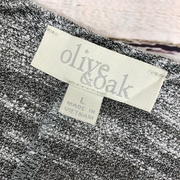 Olive‎ & Oak Marled Sheer Dolman Top - L - Picture 6 of 7